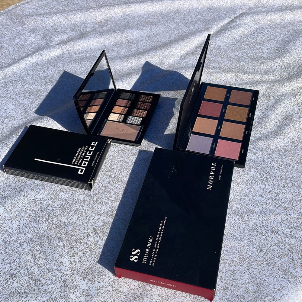 Morphe & Doucce eye Shadow Pallettes NWT